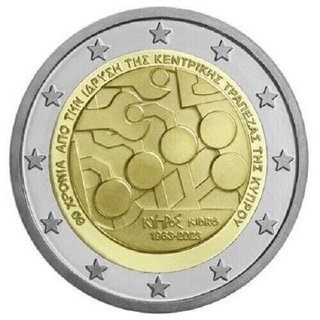 MONEDA CONMEMORATIVA 2€ CHIPRE 2023. BANCO CENTRAL