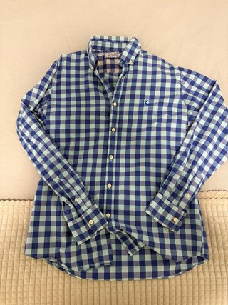 Camisa El Ganso Cuadros Azul Talla M