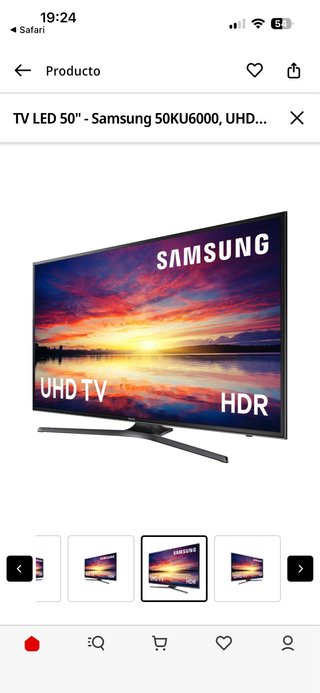 TV Samsung 50 50KU6000K
