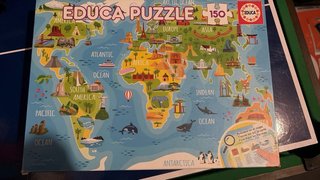 Puzzle Mapa del Mundo Educa 150 piezas