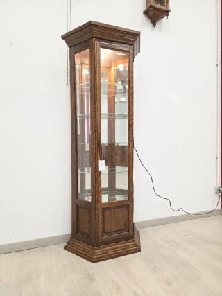 Vitrina de Madera con Luz