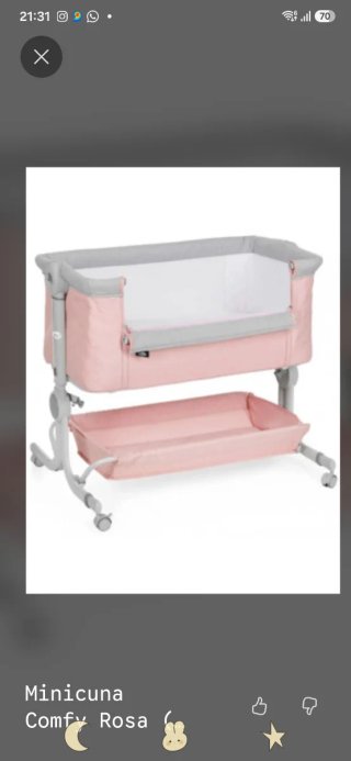 Minicuna Comfy Rosa