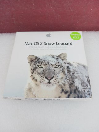 DVD de instalación de Mac OS X Snow Leopard
