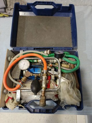 Comprobador de presión para gases