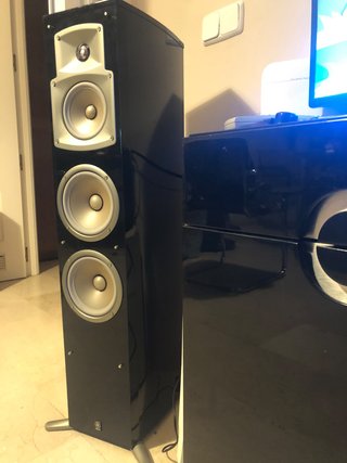 Pareja columnas Yamaha NS-555 negro piano