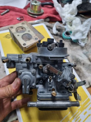 Carburador Weber Doble Cuerpo Alpine