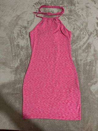 Vestido corto rosa