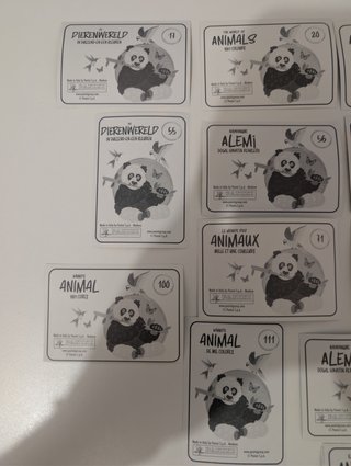 Cromos Panini Mundo Animal mil colores