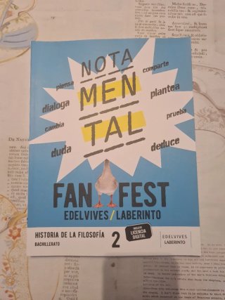 Historia de la Filosofía 2, Bachillerato, Fanfe...