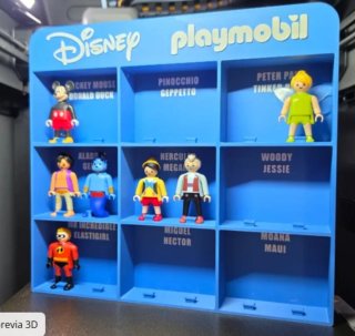 Expositor por parejas Disney Playmobil 3d