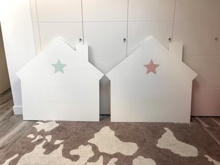 2 Cabeceros de cama 90cm Kenay