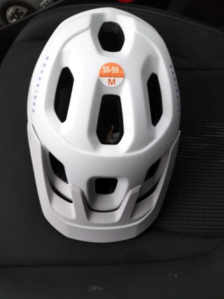 Casco de bicicleta Rockrider blanco