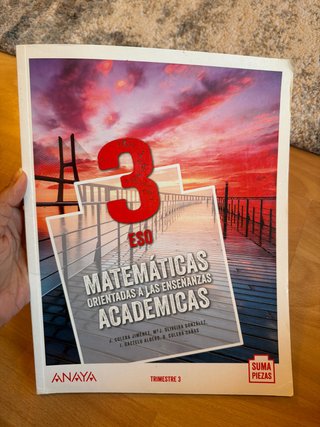 Book matemáticas 3ESO