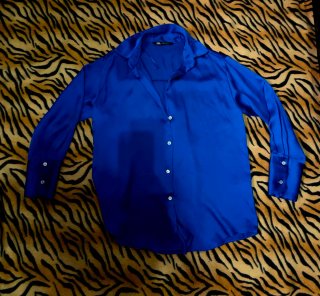 Camisa Zara Azul