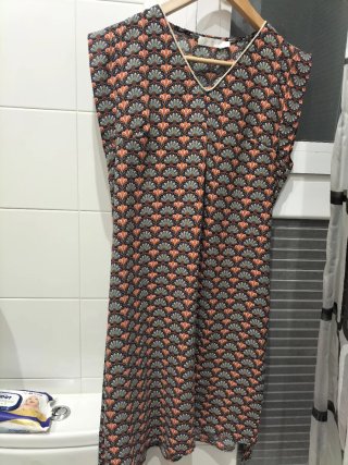 Vestido Natura Estampado
