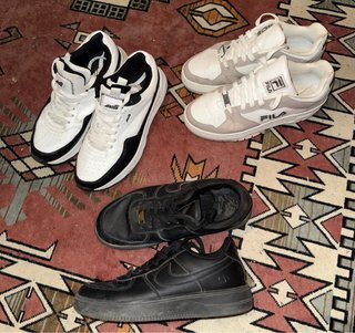 Lote de 3 pares de zapatillas talla 39