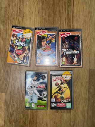 Lote de 5 Juegos para PSP