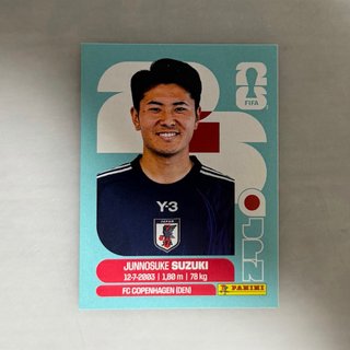 Cromo Junnosuke Suzuki - Mundial 2026