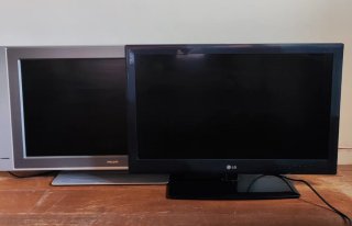 2 Televisores Philips y LG