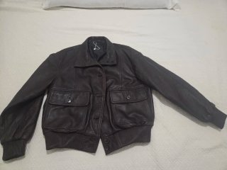 Cazadora Bomber de Piel MANGO