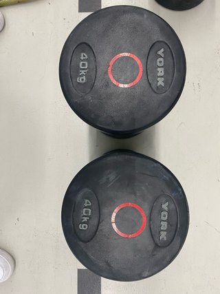 2 Mancuernas York 40kg
