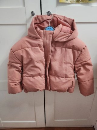 Chaqueta Acolchada Rosa para Niña