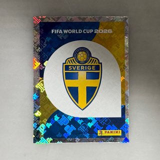 Cromo escudo Suecia - Mundial 2026