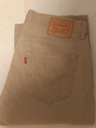 Pantalones Levi's 501 Beige Talla W 34