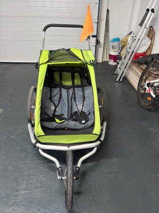 Carro Croozer para dos niños