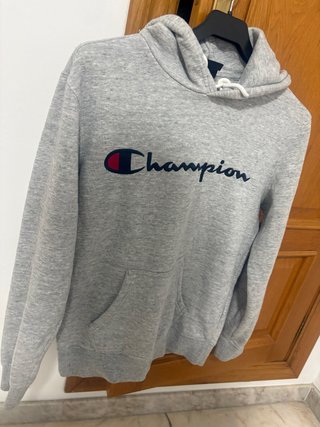 Sudadera con capucha Champion Gris