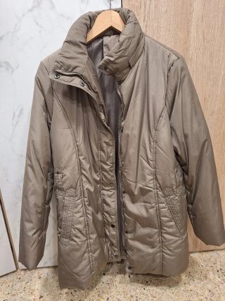 Chaqueta Acolchada Beige