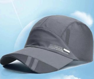 Gorra de Béisbol Transpirable de lona y malla