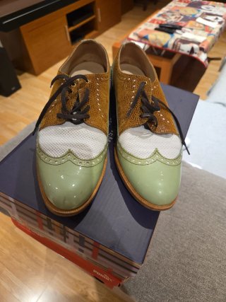 Zapatos Estilo Oxford Combinados