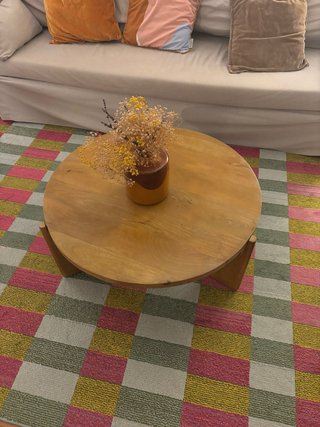 Mesa de Salón Redonda de Madera