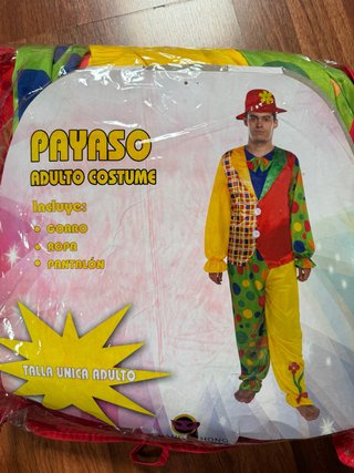 Disfraz de Payaso para Adulto