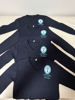 4 Jerseys Uniforme Colegio San Vicente de Paul