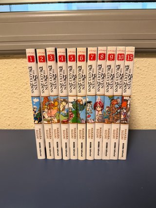 The Seven Deadly Sins manga · Tomos 1–10 y 15