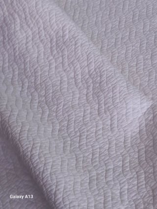 Colcha Blanca de Algodón para Cama 150