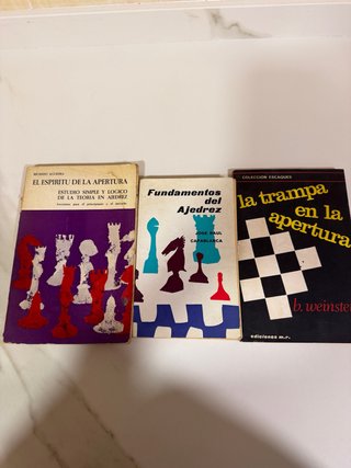 Pack 3 Libros Clásicos de Ajedrez