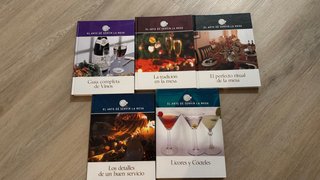 Colección libros El Arte de servir la mesa
