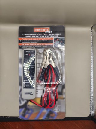 Comprobador de Batería y Alternador Powerfix