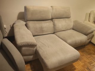 Sofá gris