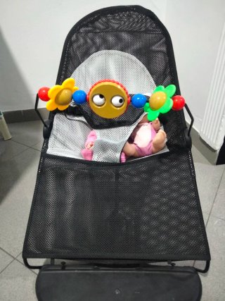 Hamaca para Bebé con Barra de Juegos