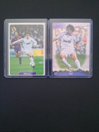 Pack 2 Cromos Raúl (Real Madrid)