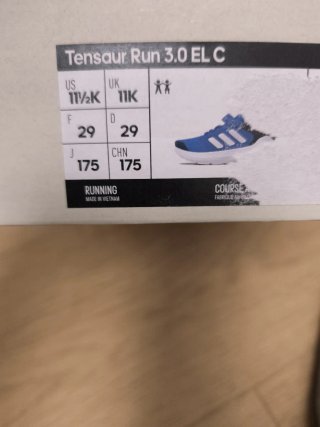 Zapatillas Adidas Tensaur Run 3.0 Talla 29