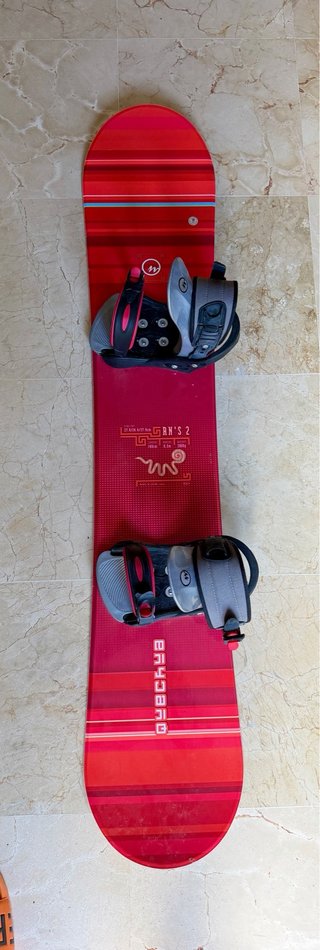 Tabla de Snowboard Quechua RNS2 con fijaciones