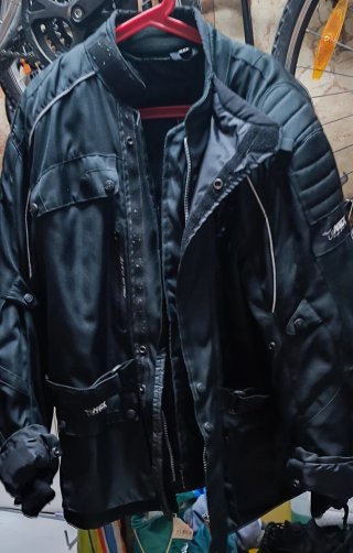 Chaqueta de Moto Negra