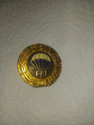 Insignia Paracaidista FAI