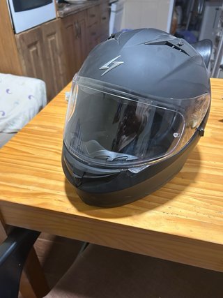 Casco de Moto Scorpion Negro Mate