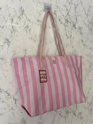 Bolso Victoria's Secret Rosa rayas
